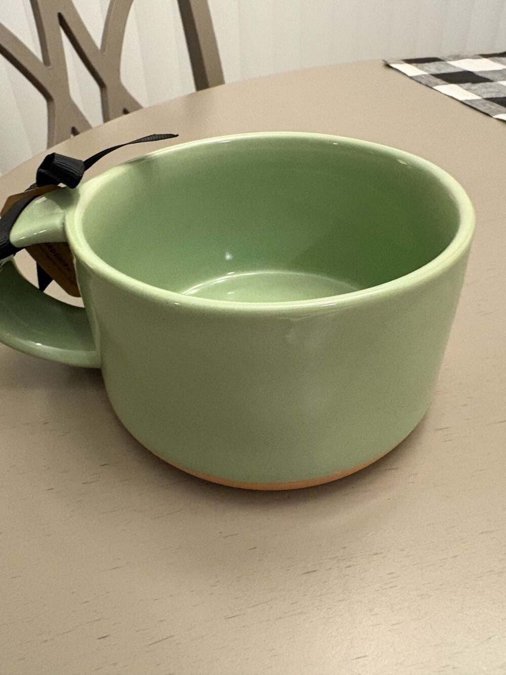 Rae Dunn Sweater Weather Mug Green Ceramic Fall Foliage - Picture 3 of 5